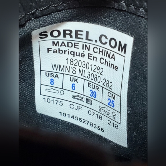 SOREL Lolla Bootie ☆ Waterproof Zip-Up Ankle Boot ☆ Size 8 Womens - Picture 10 of 14